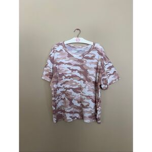Calvin Klein Jeans Camo T-Shirt Woman’s Size XL
